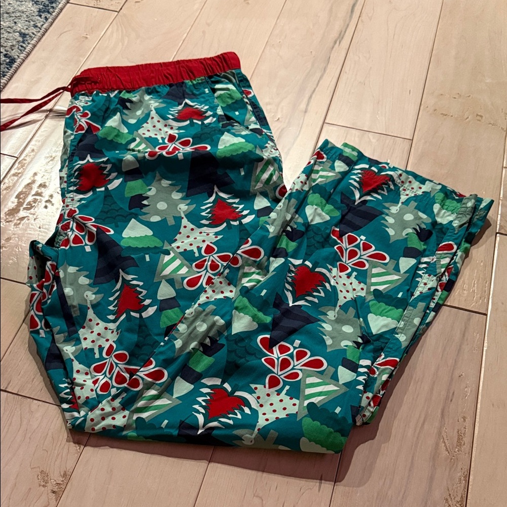 Festive Christmas Tree Pajama Pants